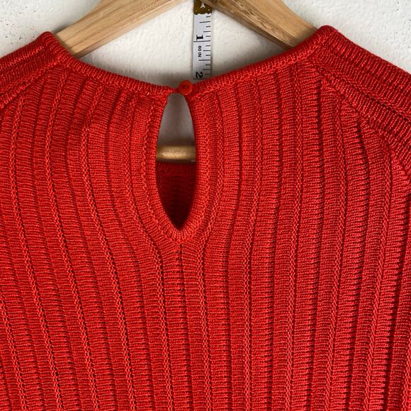 Tuckernuck Adi Red Knit Swing Dress Long Sleeve Size S NWT - Picture 11 of 16